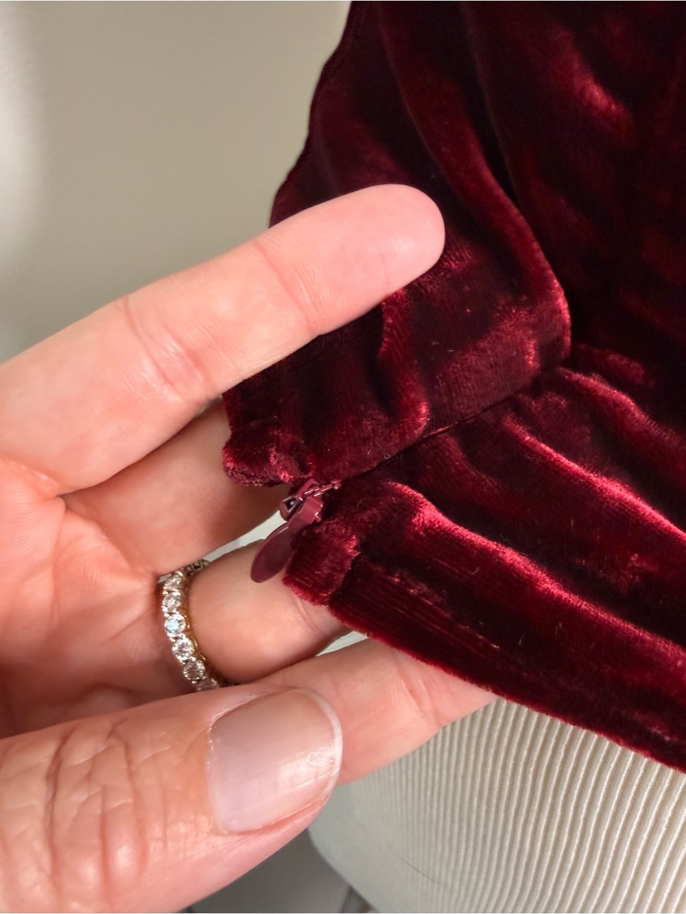 Reformation Malika Velvet Top 4 - Picture 3 of 6